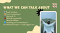 practice conversational english with you