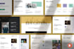 design professional course slide, online course presentation or training deck