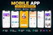 develop flutter mobile app for android ios app development with firebase