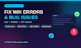 fix wix studio redesign wix website and fix wix issues