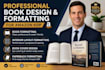 do book formatting, proofread self help book, interior layout journal formatting