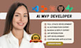build, fix bugs, launch ai saas mvp, full stack developer base44 github