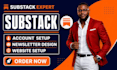 setup substack account manage substack newsletter podcast setup substack expert