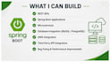 develop a java spring boot rest API and backend