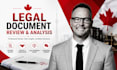 analyze your legal documents and provide