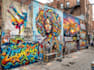 create graffiti pop art canvas designs and murals