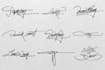 design  scripted, signature, , handwritten logo