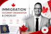 organize your immigration documents and create a professional checklist