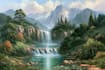landscape oil painting art