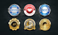 design a handcrafted 3d style logo with a premium finish