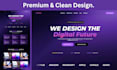 design a webflow one page website for your small business