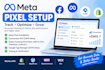 setup facebook pixel, meta pixel and conversion API tracking
