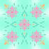 create a unique seamless floralar pattern for pillowcase and runner