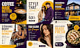 design eye catching social media posts and templates