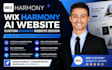 build wix harmony ai website custom wix harmony business website design