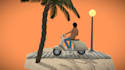 make lowpoly character 3d model,psx graphic,ps2 environment, ps1 retro,pixel art
