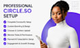 setup circle so online course circle so online community setup circle so website