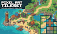 pixel art tileset sprite sheet character game assets rpg maker tilemap topdown
