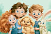 draw a children book illustration