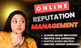do online reputation management, ORM, services to suppress negative links