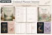 design undated planner interior layout for KDP sellers