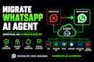 migrate whatsapp ai agent n8n evolution api waha chatwoot chatbot meta cloud API