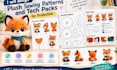 design plush patterns and tech packs for production