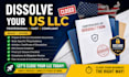 dissolve your US llc, file dissolution and close ein
