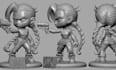 create 3d chibi character models, figurines and stl for 3d printing