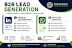 do b2b lead generation and linkdin prospect research