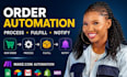 automate your order processing and fulfillment workflow with make