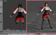 do mmd anime 3d character modeling koikatsu garrys pmx pmd rigging 3d model fix
