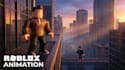 create a cinematic roblox animation trailer, action scene