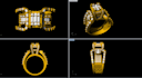 do high end luxury jewelry 3d cad model and ring design