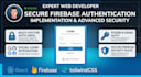 build a responsive react landing page with firebase backend