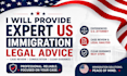 review your US immigration forms and legal documents