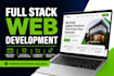 build a custom full stack web application or website