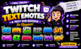 draw chibi twitch emotes vtuber emotes and sub badges