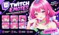 draw chibi twitch emotes vtuber emotes and sub badges