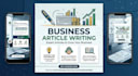 write professional business and finance articles