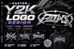 design a custom y2k streetwear logo