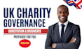 prepare your UK charity constitution and governance documents