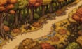 design 2d pixel art background parallax rpg map landscape tile sheet game assets