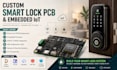 design custom smart lock pcb and embedded iot system