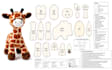 create plush toy and stuffed animal sewing pattern