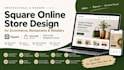 design square online ecommerce store or online shop