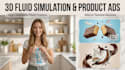 design a 3d cgi commercial with vfx and dynamic motion graphics