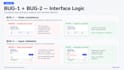 fix react javascript frontend bugs and UI issues