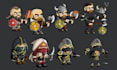 create 2d game cartoon character, character sprite, sprite sheet, game animation