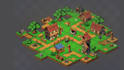create isometric pixel art tileset top down isometric map game environment